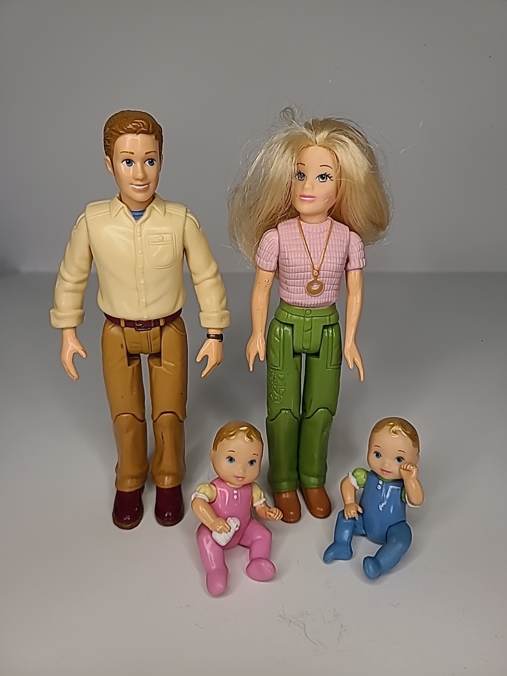 Fisher Price Loving Family Figures Mom Dad Baby Boy Girl Dollhouse Replacement